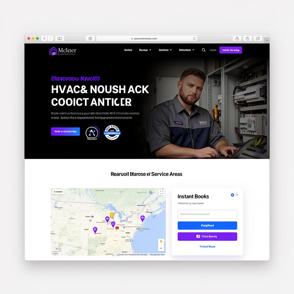 Mclner HVAC — HVAC website built by Neurex