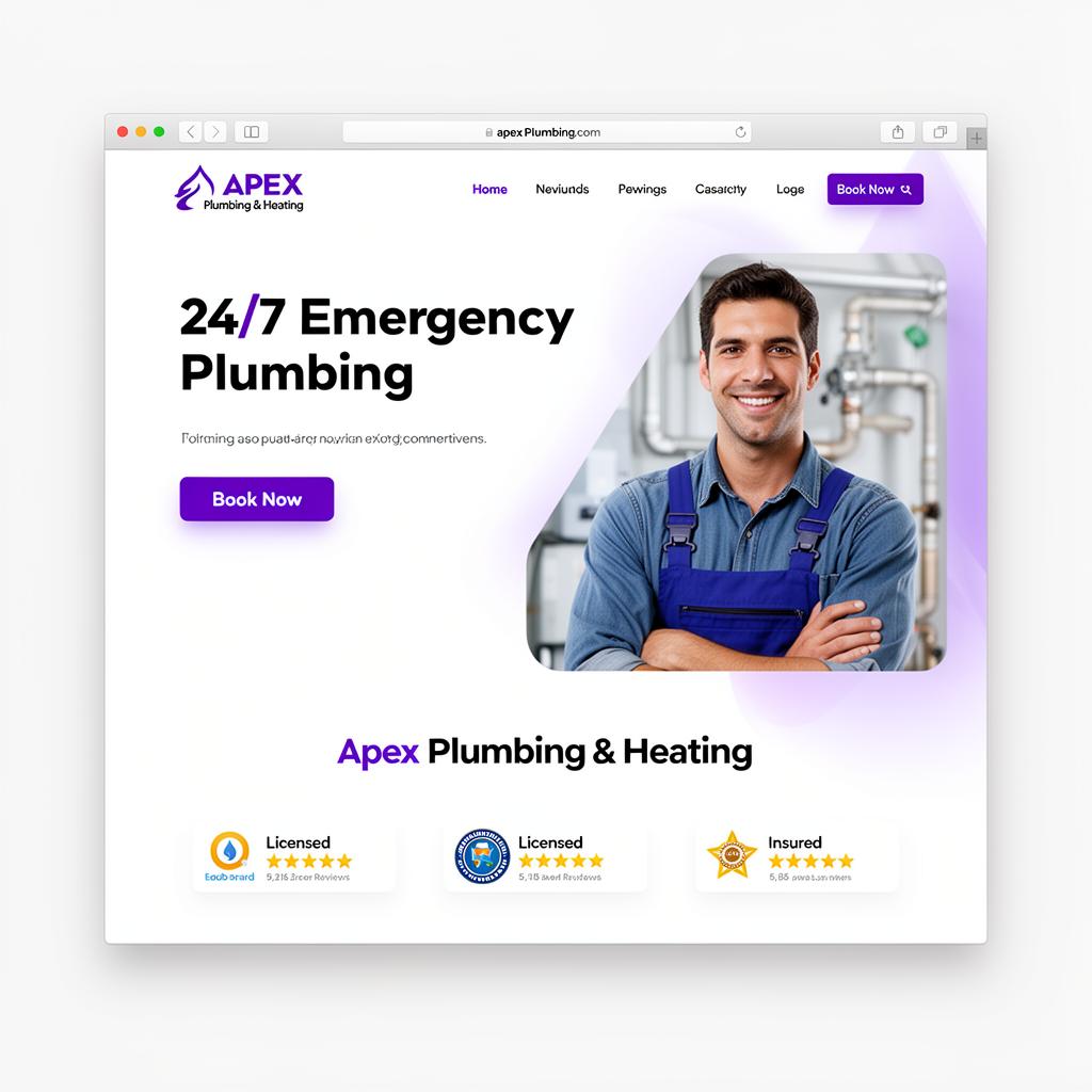 Apex Plumbing & Heating — Plumbing website built by Neurex